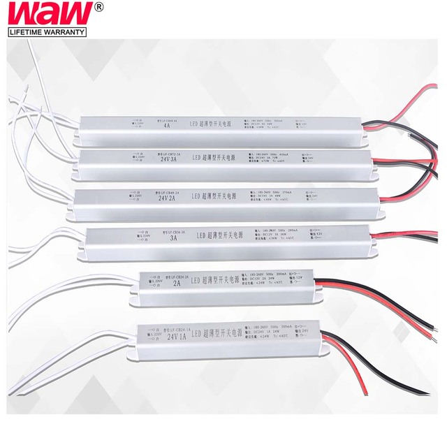 Led Driver AC 220V to DC 12v 24v Switching Power Supply 1a 2a 3a 4a 5a 6a for Led Lighting
