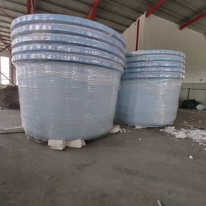 Bassin rond en PRV pour l'élevage de poissons, l'écloserie de crevettes, système aquaponique, élevage de poissons et crevettes, haute qualité - Product Image 3