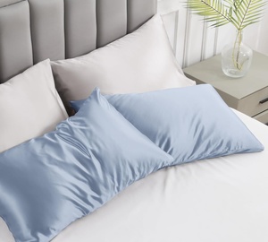 Venta al por mayor funda de almohada de satén con cierre de sobre, suave y suave, tamaño Queen King - Product Image 2