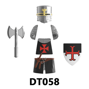 DT8911 DT8910 <span class=keywords><strong>Serie</strong></span> Medieval Caballeros del Santo Sepulcro Espadas Templarios Sargento Papa Mini Bloques de Construcción Coleccionables Juguetes para Niños - Product Image 6