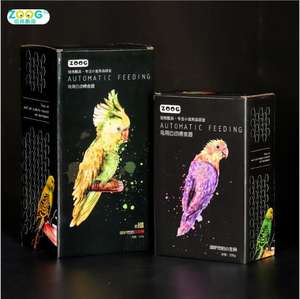 אוטומטי ציפור מזין שקוף מזון מיכל כלוב אקריליק תוכי מזין אביזרי עבור קטן ציפורים תוכי קקדו הקנריים - Product Image 1