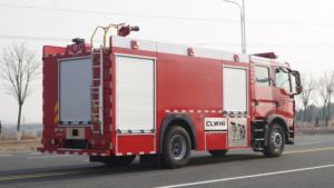 Nouveau véhicule de sauvetage diesel de camion de lutte contre les incendies HOWO moyen de 8 tonnes - Product Image 4