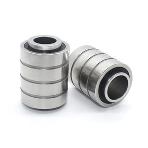 Fournisseur de roulements à billes à gorge profonde non standard en acier inoxydable à double rangée spéciaux S6804RS avec joints 2RS - Product Image 1