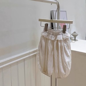 Tongxingyuan Baby Girl Summer Lantern Pants Solid Color Cotton Pleated Lightweight Mosquito Proof Bottoms - Product Image 4
