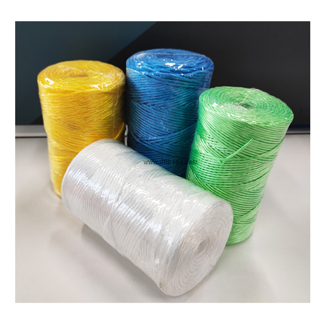 2mm to 6mm PP Raffia Twisted Rope Polypropylene Rafia Rope for Tomato Baling Twine