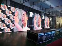 Pantalla led de interior P3.91, 4x3m, puerta a puerta, SMD, a todo Color, fondo de escenario, Pantalla led grande, precio, Pantalla para eventos