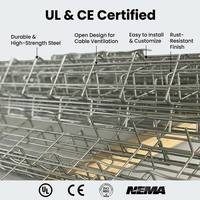 Bandeau de câblage en treillis métallique BESCA avec revêtement en zinc – Organisateur de câbles efficace pour bâtiments commerciaux, salles informatiques et installations industrielles