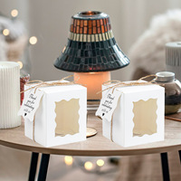 Boîte à gobelets en papier pliable de luxe avec impression de logo personnalisée pour l'emballage de bougies parfumées