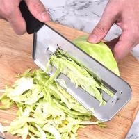 Handmatige Groente-En Fruitsnijmachine Roestvrijstalen Koolhakselaar Shredder Metalen Keukengereedschap