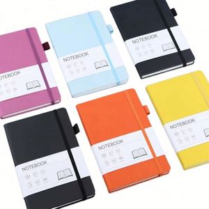 Carnet de notes professionnel A5 en cuir PU de haute qualité avec couverture rigide et élastique, idéal pour les notes quotidiennes, avec porte-stylo – Offre Spéciale - Product Image 1