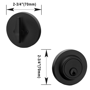 Custom logo Slim Round Single Cylinder Security <strong>Door</strong> Lock Durable Anti-Theft Zinc Alloy Wooden <strong>Door</strong> Lock for Bedroom - Product Image 4