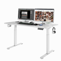 Bureau debout modulaire ergonomique au design moderne, réglable électriquement, mobilier intelligent pour la maison, fonction automatique, en métal, pour le bureau à domicile