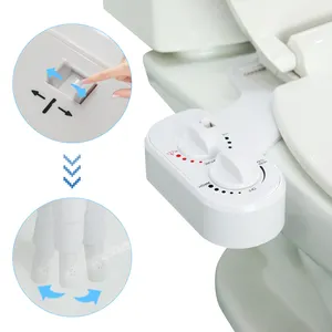 Ultra-Slim Single Nozzles Bidet Attachment With Nozzle Self-Cleaning Toilet Bidet For Bathroom