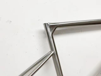 Cadre de vélo tout-terrain en alliage de titane, léger, à vitesse unique, entièrement intégré, avec freins à disque, imprimé en 3D, pour pneus 35c