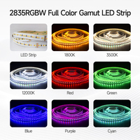 Chip LED RGBW SMD 2835 2 en 1, Kit de Mezcla de Alto CRI para 1800K-12000K, Chip LED de Doble Color de 2 Canales para Tira LED CCT Ajustable