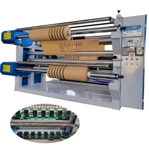 Automation Roll Fabric Slitter Cutter Pvc Tape Rewinding Machine Paper Slitting Machine from Roll to Roll Paper Cutting Machine