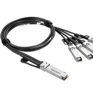 Кабель DAC из меди с прямым подключением, 40G QSFP+ на 4x10G XFP, пассивный, 1 м (3 фута), разъем <span class=keywords><strong>RJ45</strong></span>, для сетей WiFi, SDK, GPRS - Product Image 5
