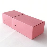 Scatole in Cartone Ondulato Rigido Ecologiche Personalizzate con Goffratura per Confezioni di Lozioni, Cosmetici e Prodotti per la Cura della Pelle, Manico Incluso