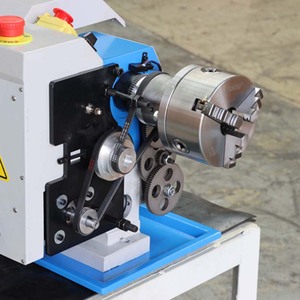 Прецизионный токарный станок с ручным токарным станком WBL210TD Металлический Мини-токарный станок с двойным патроном - Product Image 5