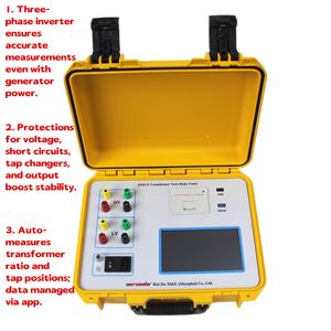 Wrindu Transformator TTR-Messgerät Dreiphasen-Transformator-Windungsverhältnis-<span class=keywords><strong>Tester</strong></span> Transformator-Windungsverhältnis-Gruppentester - Product Image 4