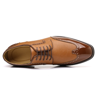 Chaussures habillées de luxe en cuir souple pour hommes, grandes tailles, pour affaires, bureau, mariage, confortables, décontractées, en cuir, grandes pointures 48