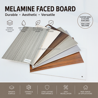 Panneau décoratif en contreplaqué mélaminé de 3 mm à 25 mm d'épaisseur personnalisée pour armoires, meubles et design d'intérieur