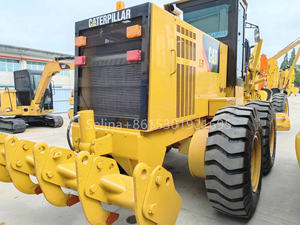 Motoniveladora Caterpillar CAT 140H 140K 140G usada, maquinaria de segunda mano en buenas condiciones con motor central y componentes de bomba - Product Image 2