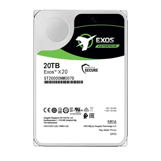 Original St20000nm007d Exos 0 Hdd 3.5 6Gb/s 7200RPM High Speed Networking Enterprise Internal Server Hard Drives
