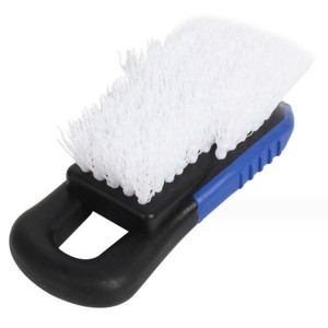 Yi Kailing Car Wash <b>Brush</b> Nylon Bristles Blue Handle Multi Functional Cleaning Tool For Vehicle <b>Floor</b> Mat Carpet Wheel Tire - Product Image 1