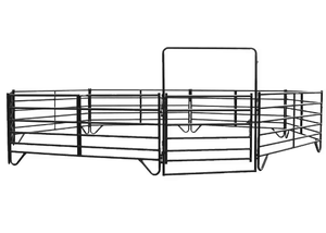 Panneaux de clôture portables Xianteng en métal galvanisé robuste pour enclos à bétail, ferme, chevaux - Product Image 6