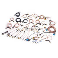 So239 Pl259 SMA UHF TNC MCX BNC à N Mâle Femelle RF Connecteur Coaxial Adaptateur Ensemble PVC Gainé Coax Adaptateur Kit