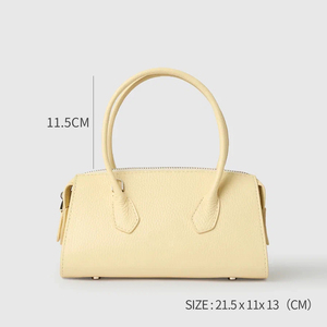 Nouveau <span class=keywords><strong>Sac</strong></span> Boston 2026 de Haute Qualité à Motif Litchi, Mini <span class=keywords><strong>Sac</strong></span> à Main Carré, <span class=keywords><strong>Porté</strong></span> <span class=keywords><strong>Épaule</strong></span> ou Bandoulière pour Femme - Product Image 2