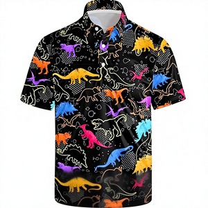 Polo Azul Claro para Hombre con Estampado de Bebida Verde y Limón, Manga Corta, Diseño Casual Tejido y Transpirable - Product Image 6