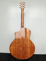 Glossy Finish 36" Folk Guitar Sitka Spruce Solid Top Mahogany Laminated Natural