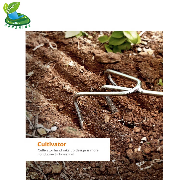 Набор профессиональных садовых инструментов из нержавеющей стали с деревянной ручкой