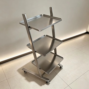 <span class=keywords><strong>Chariot</strong></span> de Salon Noir Mat à 4 Niveaux avec Panier en Fil Métallique, Bacs Perforés et Tiroirs Solides – <span class=keywords><strong>Chariot</strong></span> Utilitaire de Coiffure – Ventes Flash - Product Image 6