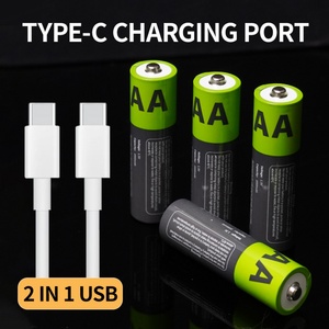 Batería de Litio Recargable AA IILEER en Stock en Almacén de EE. UU., 1.5V 2000mAh 1700mAh 1400mAh 1200 Ciclos, Celda de Descarga de Alta Velocidad - Product Image 3