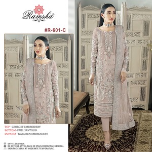 Nueva Colección de Trajes Pakistaníes Semi-Confeccionados para Mujer, para Fiestas y Festivales, Exportación de la India - Product Image 3