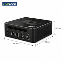 Mini PC de Escritorio AMD Ryzen AI 7 PRO 360 con DDR5, 4K, WiFi 6, BT 5.3, RAM, NPU, IA, para Oficina y Juegos