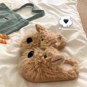 Pantuflas de casa de alta calidad y cómodas, estilo otoño-invierno, con suela gruesa antideslizante, aptas para hombres y mujeres. - Product Image 5