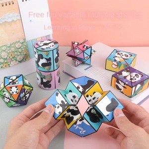 Thiết lập cho căng thẳng lo lắng cứu trợ đồ chơi trẻ em gấu trúc đa năng Magic <span class=keywords><strong>Cube</strong></span> gói Infinity <span class=keywords><strong>Cube</strong></span> <span class=keywords><strong>Fidget</strong></span> Đồ chơi - Product Image 2