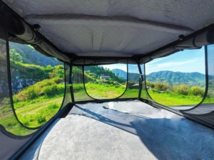 Nueva Carpa de Techo Impermeable 2025, de Material ABS Compuesto y Oxford Resistente, para 4 Personas, para Campamento al Aire Libre, 4x4 Todoterreno, Carpa de Techo Tipo Helicóptero - Product Image 2