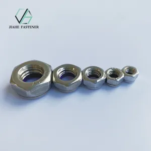 Din985 Nylon Inset hình lục giác khóa Nuts hạt mỏng Hex chèn khóa Nut thép không gỉ