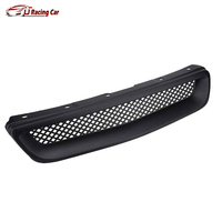Accessoires de voiture Grille de pare-chocs avant noire pour Honda Civic 1996-1998 EJ/EK