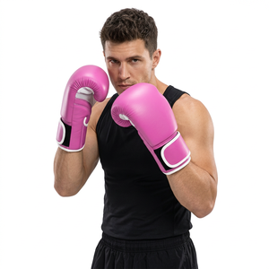 Guantes de Boxeo Profesionales de Alta Calidad en Cuero PU, Agarre Firme para Entrenamiento de Combate Libre para Niños y Adultos - Saco de Arena - Product Image 2