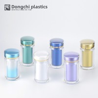 Flacon de compléments alimentaires haut de gamme, capacité 100 ml, grand volume, conteneur de 60 unités, herbes médicinales chinoises, plastique