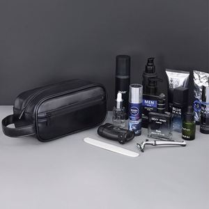 Bolsa de Aseo de Cuero PU, Marca Privada, Bolsa de Maquillaje Personalizada, Set de Bolsas para Maquillaje - Product Image 3