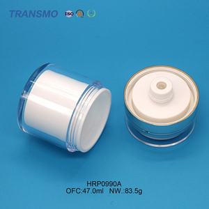 Envase de Crema Hidratante, Tarro Cosmético para Crema de Noche, 47g, Envase de Lujo con Bomba Airless, Tarro de Plástico - Product Image 5