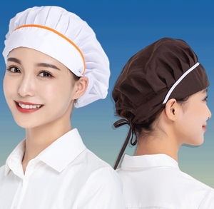 Cappello da Cucina Alla Moda Anti-Olio e Fumo per Donne, Cappello a Rete da Chef per Ristoranti e Bar, Anti-Caduta dei Capelli per Industria Alimentare - Product Image 2