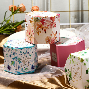 High Quality Elegant Design <strong>Wedding</strong> Favor Candy Paper <strong>Gift</strong> Packaging <strong>Box</strong> - Product Image 2